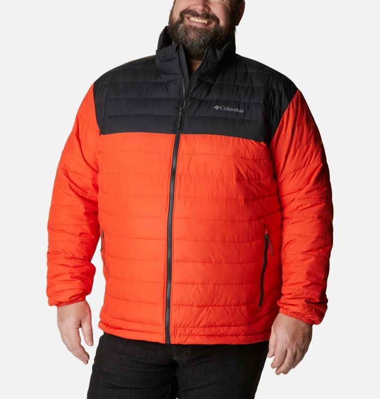 Columbia Powder Lite Isolerte Jakker Herre Oransje | Plus Size 67310M